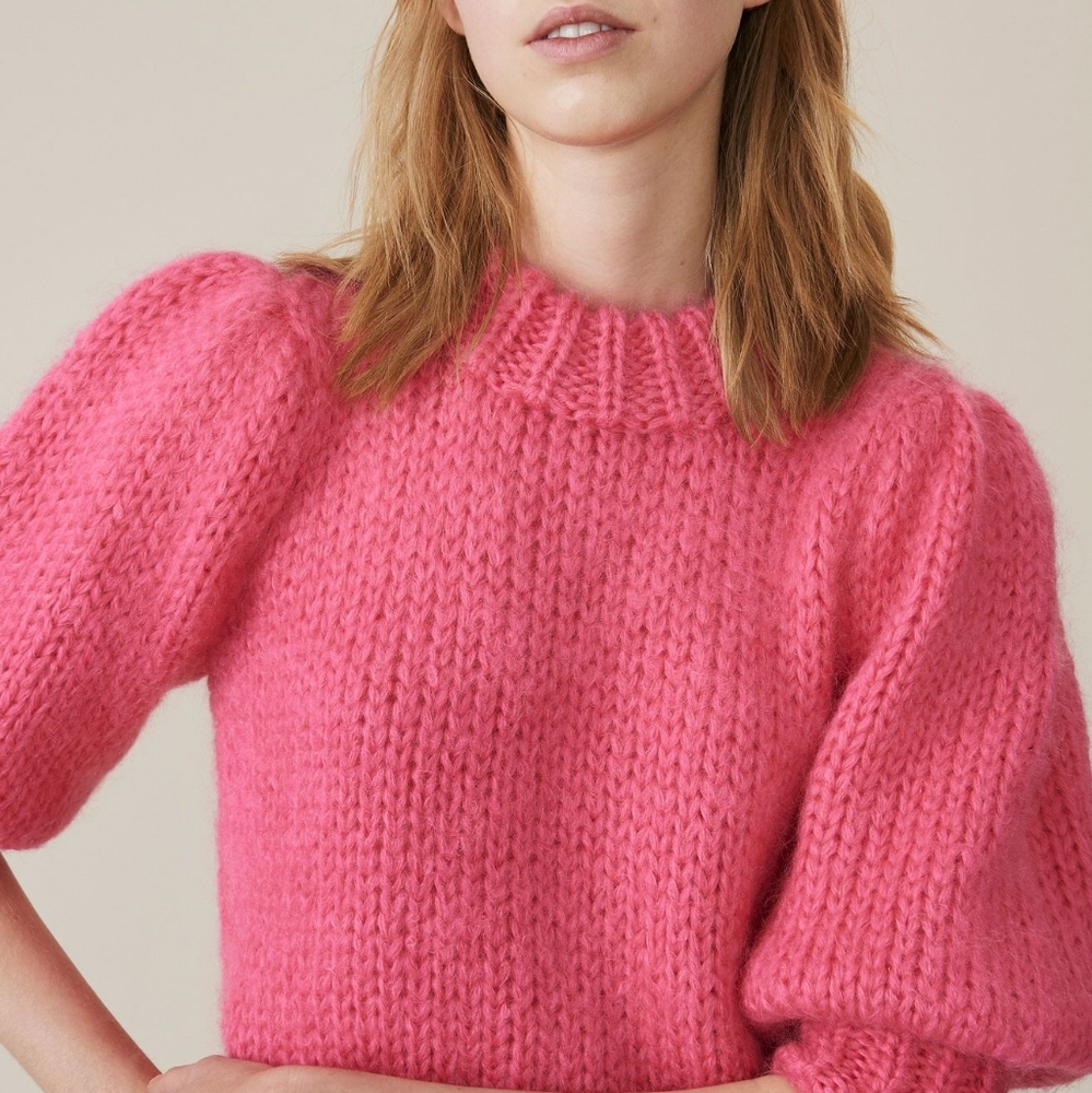 Ganni pink sweater, new without tags